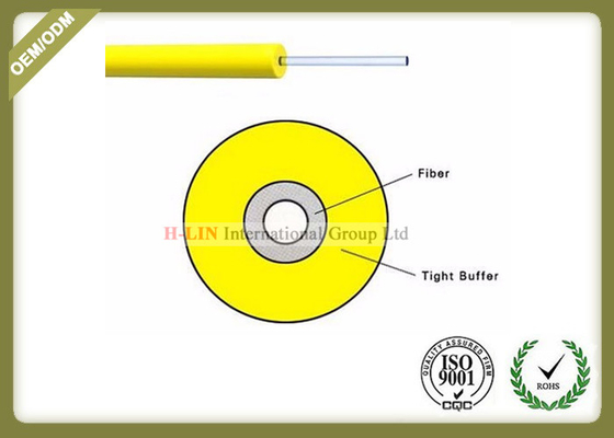 Porcellana Cavi a fibre ottiche dell'interno strettamente attenuato 0.9mm/0.6mm con 12 colori fornitore