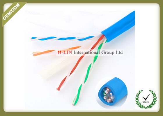 China Cat6E UTP 23AWG Gigabit Network Cable For Security POE Monitoring Project supplier