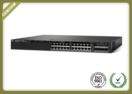 Porcellana Cisco modella Ethernet di fibra ottica PoE+ del convertitore WS-3650-24PS-E 24ϲ/100/1000 di media fornitore
