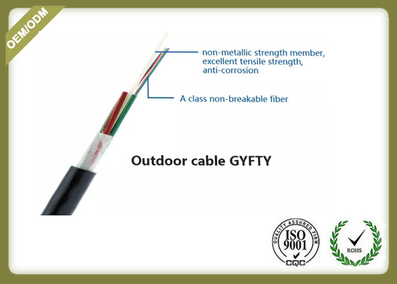 Porcellana Cavo ottico della fibra all'aperto di GYFTY con il membro di forza di FRP con il filato del armid per fornitore